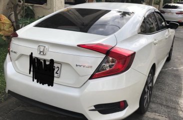Pearl White Honda Civic 2016 for sale in Manila