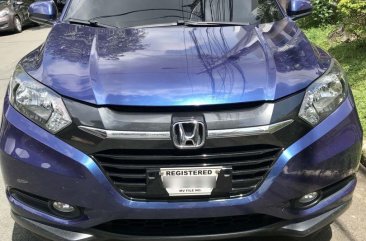 Blue Honda Hr-V 2015 for sale in Manila