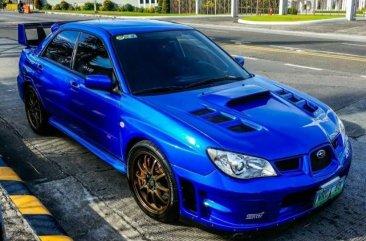 Blue Subaru WRX STI 2007 for sale in Manila