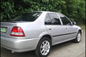 Silver Honda City 2002 for sale in Lipa