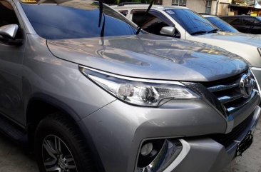 Silver Toyota Fortuner 2017 for sale in Manila