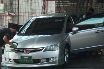 Silver Honda Civic 2007 for sale in Manila