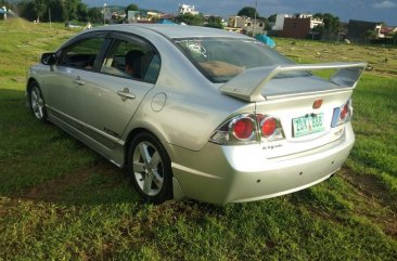 Silver Honda Civic 2007 for sale in Manila