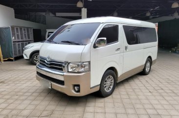 White Toyota Hiace 2015 for sale in Quezon City