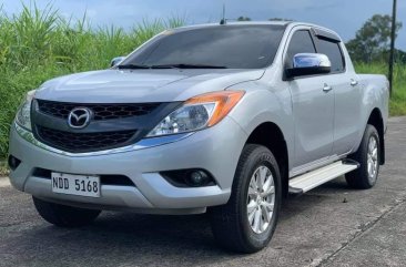 Silver Mazda Bt-50 2016 for sale in Bacolod