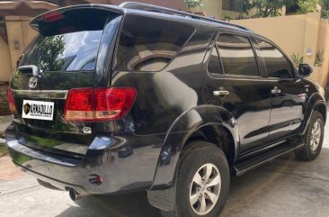 Black Toyota Fortuner 2008 for sale in Cebu