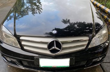 Black Mercedes-Benz C-Class 2009 for sale in Quezon