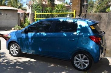 Selling Blue Mitsubishi Mirage 2015 in Subic