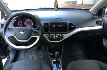 Black Kia Picanto 2016 for sale in San Jose del Monte