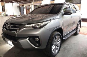 Silver Toyota Fortuner 2017 for sale in Lipa City