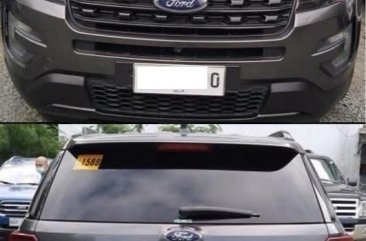 Grey Ford Explorer 2016 for sale in Quezon City