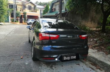 Black Kia Rio 2016 for sale in Quezon City