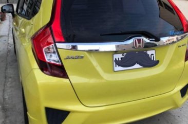 Yellow Honda Jazz 2016 for sale in Lipa City