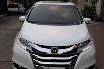 White Honda Odyssey 2015 for sale in Quezon City