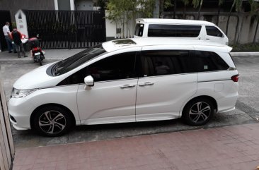 White Honda Odyssey 2015 for sale in Quezon City