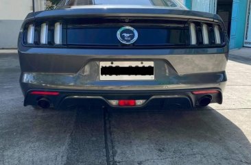 Grey Ford Mustang Ecoboost 2016 for sale in Valenzuela