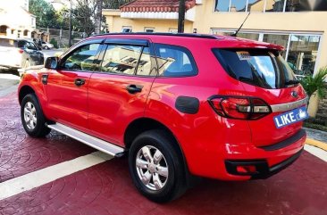 Red Ford Everest 2016 for sale in Mandaluyong