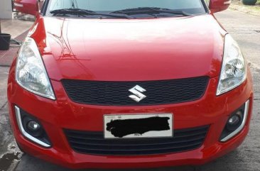 Red Suzuki Swift 2016 for sale in Las Pinas