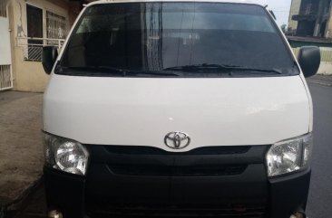 Selling White Toyota Hiace 2016 in Surigao