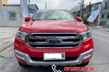 Selling Red Ford Everest 2016 in Las Piñas