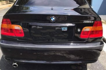 Black BMW 318I 2004 for sale in Quezon