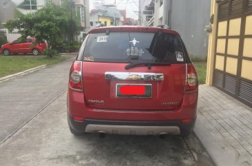 Red Chevrolet Captiva 2009 for sale in Pasig