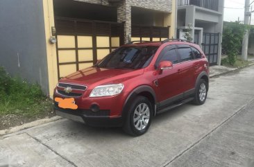 Red Chevrolet Captiva 2009 for sale in Pasig