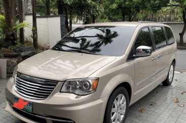 Beige Chrysler Town And Country 2012 for sale in Makati