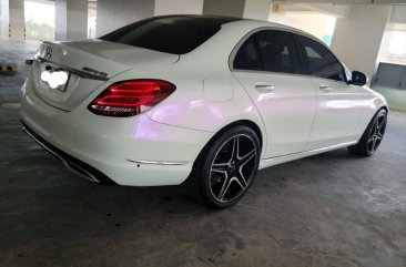 Selling Pearlwhite Mercedes-Benz C200 2015 in Quezon