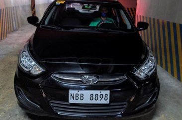 Selling Black Hyundai Accent 2015 in Pasig