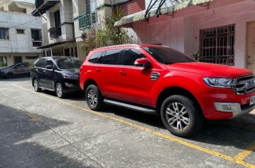 Red Ford Everest 2015 for sale in Quezon