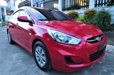 Red Hyundai Accent 2016 for sale in Pasig