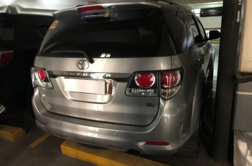 Selling Silver Toyota Fortuner 2015 in Makati