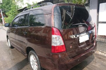 Red Toyota Innova 2014 for sale in Paranaque 