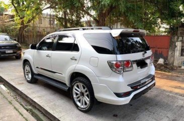 Pearl White Toyota Fortuner 2014 for sale in Manila