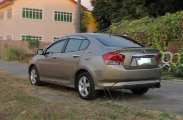 Beige Honda City 2009 Sedan