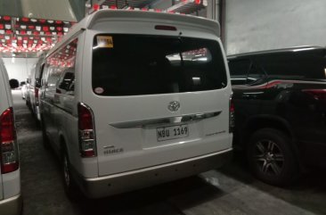 Pearlwhite Toyota Hi Ace Super Grandia 2017 for sale in Quezon City