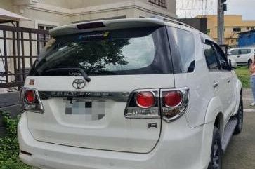 Pearl White Toyota Fortuner 2018 for sale in Calamba