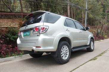 Silver Toyota Fortuner 2013 for sale in San Isidro