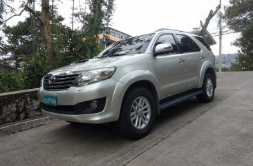 Silver Toyota Fortuner 2013 for sale in San Isidro