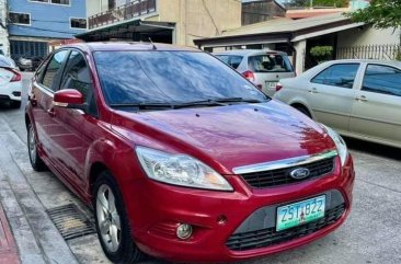 Red Ford Focus 2009 for sale in Quezon