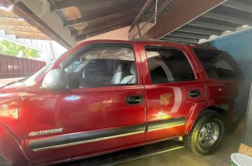 Red Chevrolet Tahoe 2002 for sale in Las Pinas