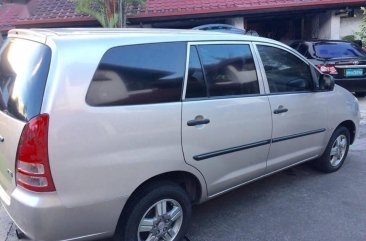 Silver Toyota Innova 2008 for sale in San Juan City