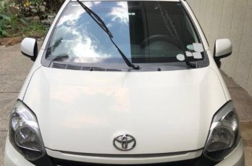 Pearl White Toyota Wigo 2015 for sale in San Mateo