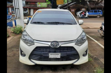 Selling White Toyota Wigo 2019 in Caloocan