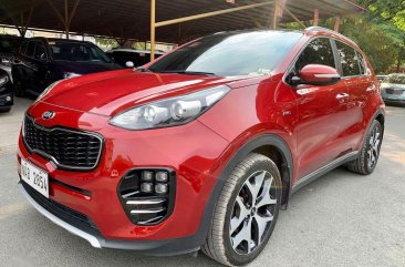 Red Kia Sportage 2017 for sale in Pasig