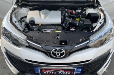 Pearl White Toyota Vios 2019