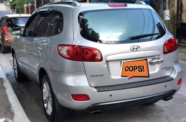 Silver Hyundai Santa Fe 2007 for sale in Manila