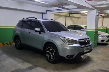 Silver Subaru Forester 2014