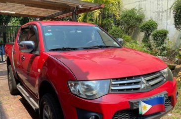 Selling Red Mitsubishi Strada 2013 in Quezon